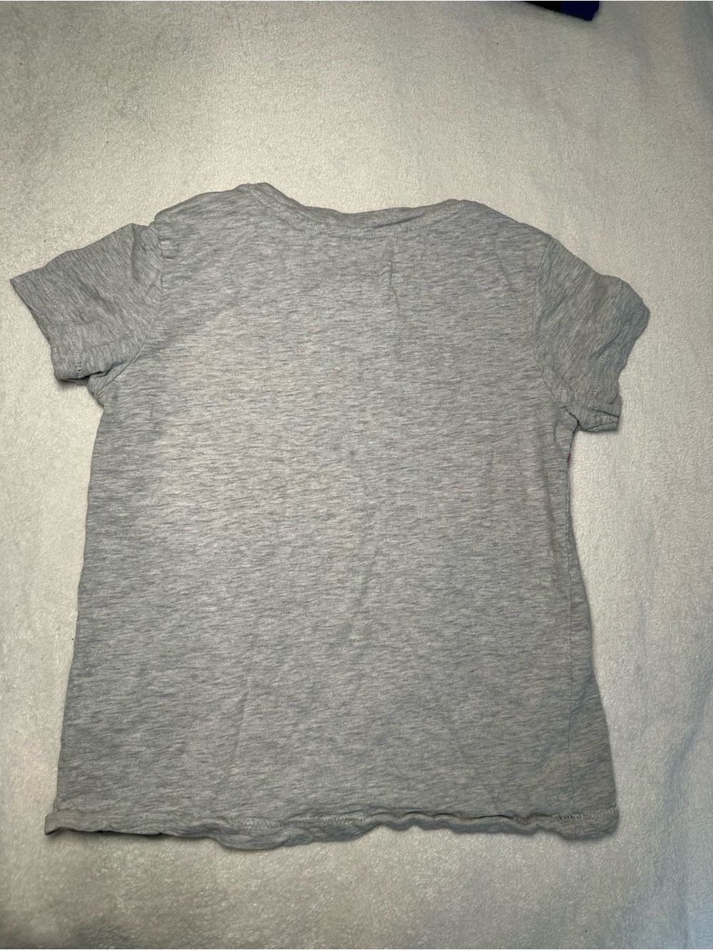 Kids Pirmary brand Gray Tee with Rainbow Stripe, size 4T - Picture 4 of 4